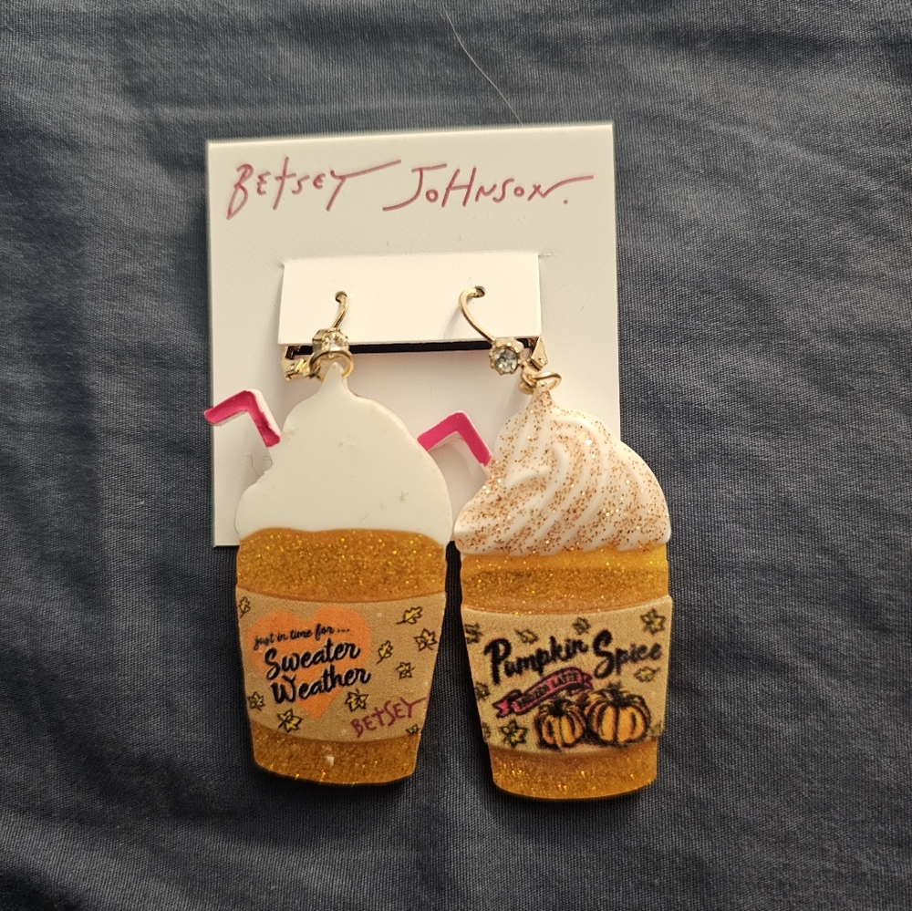 Betsey johnson earrings